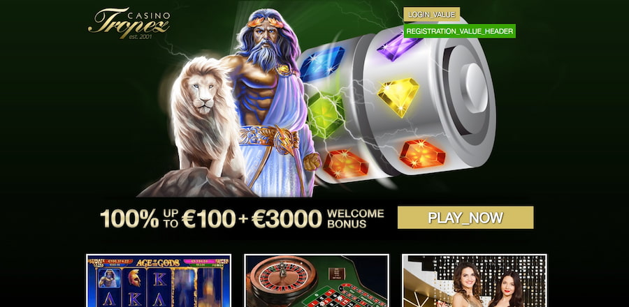 Casino Tropez Welcome Bonus