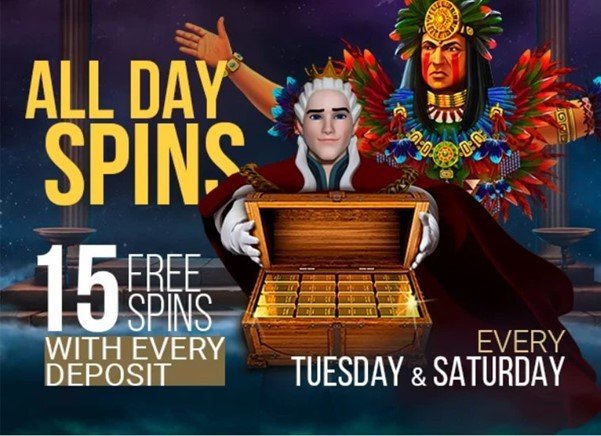 King Billy Casino All Day Spins