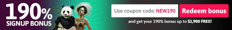 190% Signup Bonus
