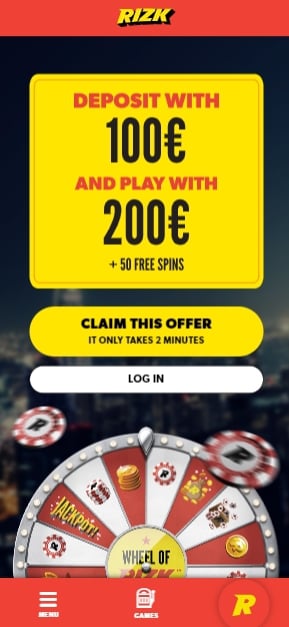 Rizk Casino Mobile