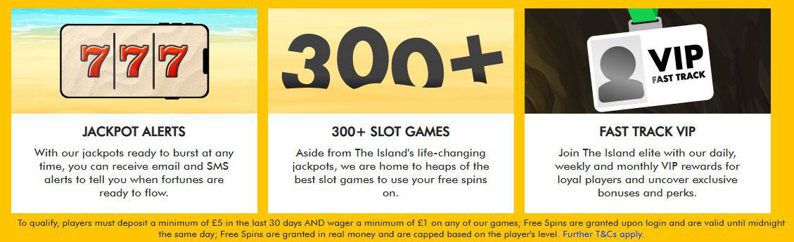 Island Jackpots Promo