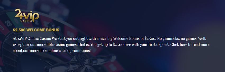 24VIP Welcome Bonus