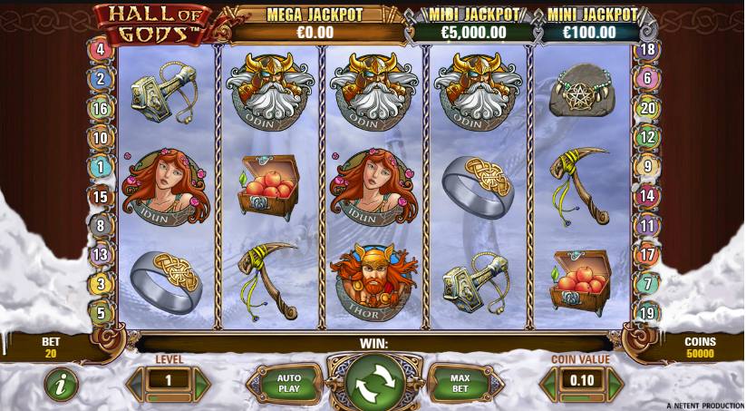 Hall of Gods slot