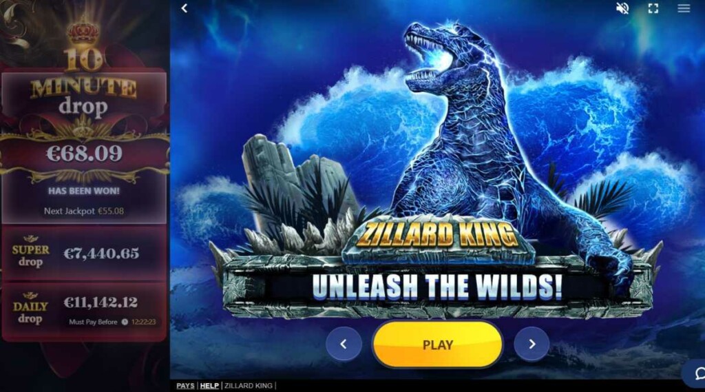 Screenshot of Zillard King Red Tiger Daily Drop
