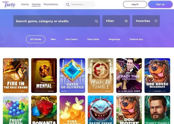 Screenshot Tsars Game Lobby