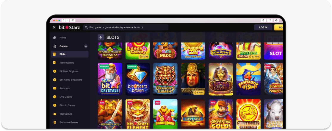 Bitstarz Games Lobby