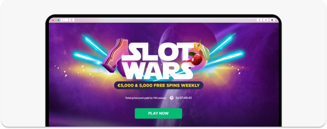 Bitstarz Slot Wars Weekly promotion