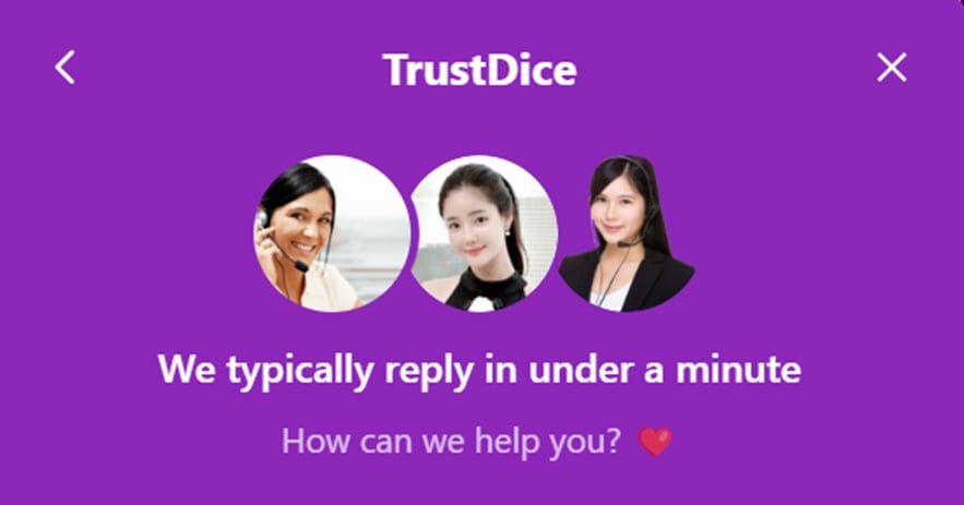 Trustdice Casino support