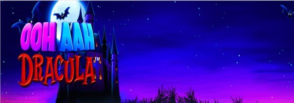 Image of the ooh ahh dracula slot game logo