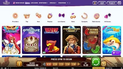 Slots Palace Casino Design