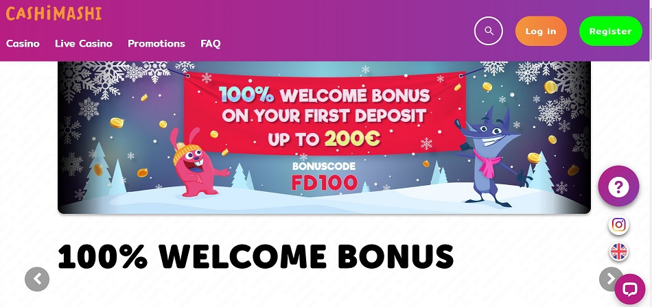 Cashimashi Welcome Offer