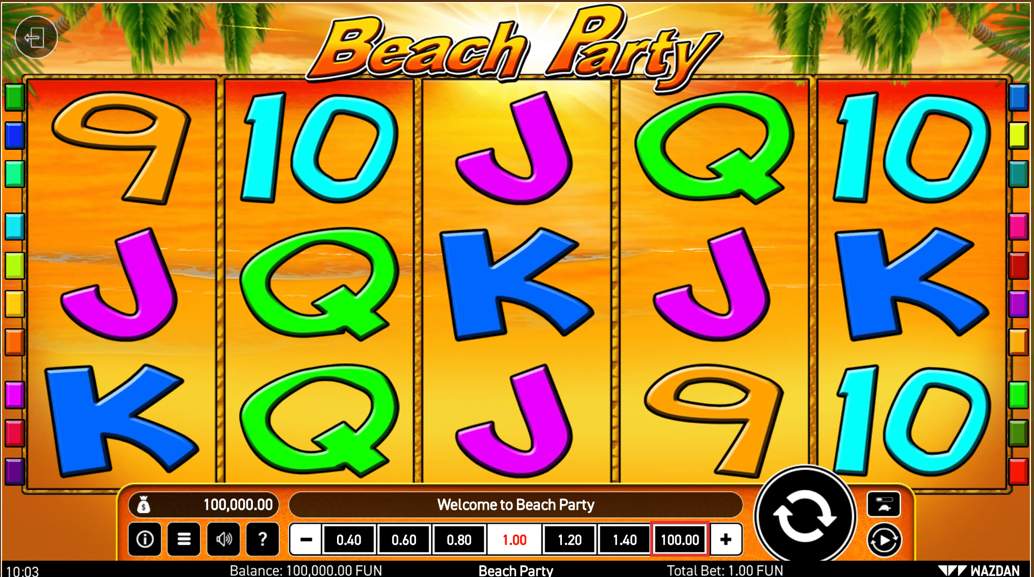 Beach Party Hot Wazdan Slot
