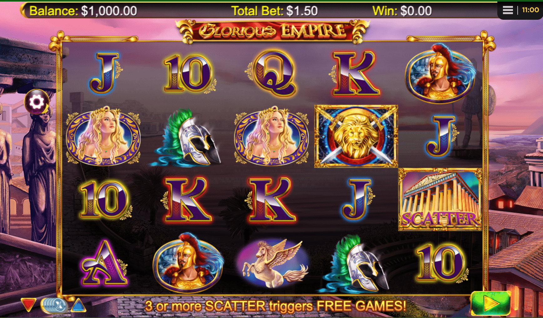 Glorious Empire NextGen Gaming Slot