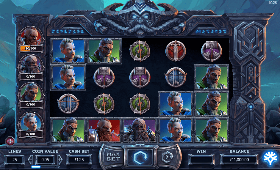 An image of the Vikings go to Hell slot game