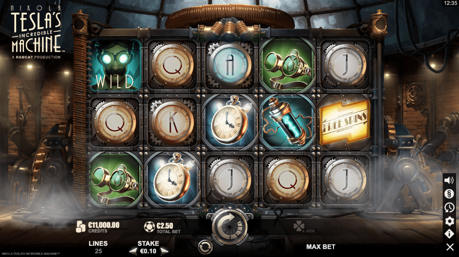 An image of the Nikola Tesla's Incredible Machine game