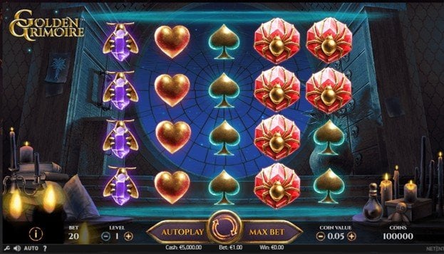Golden Grimoire slot screenshot