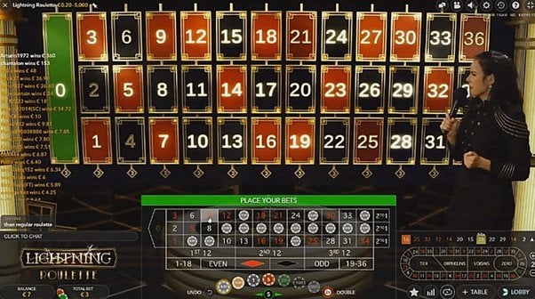 Lightning Roulette Screenshot