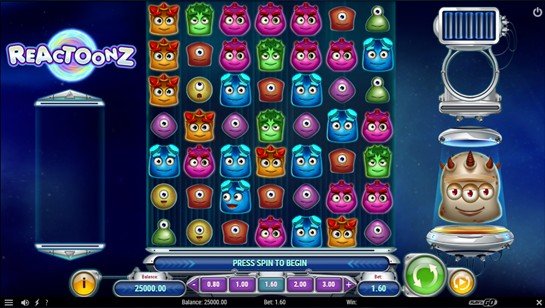 Reactoonz Slot Screenshot