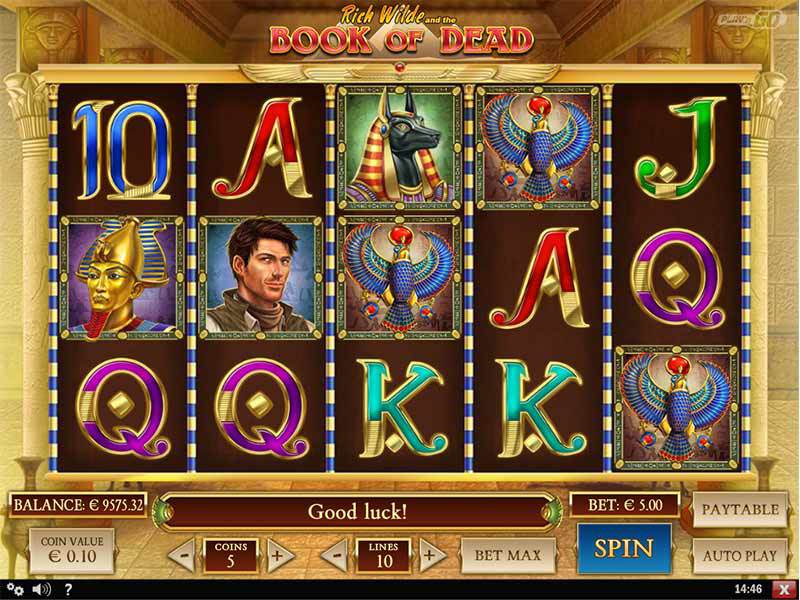 book of dead slot screenshot