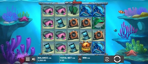 Razor shark slot screenshot