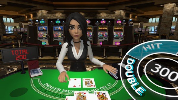 First VR casino blackjack game steam available Blackjack Bailey