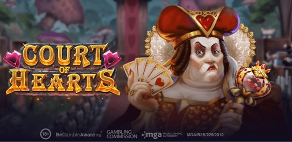 Court of hearts slot logo