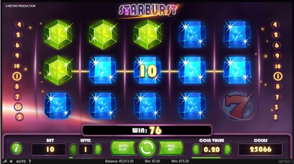 VR casino NetEnt slot Starburst