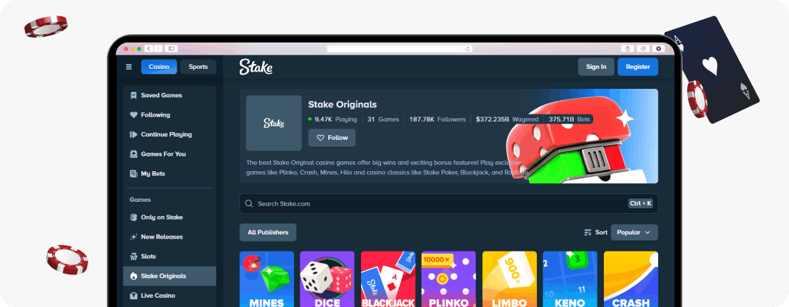 Stake originals