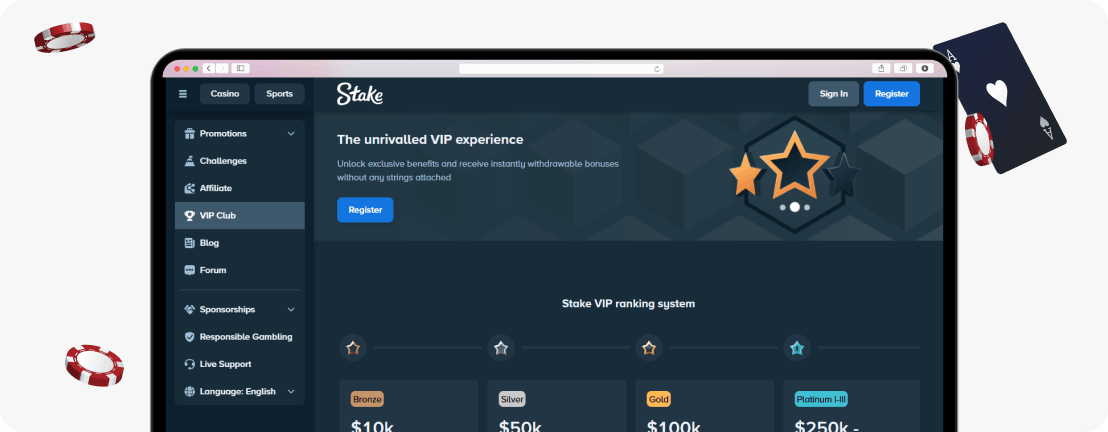 Stake VIP club