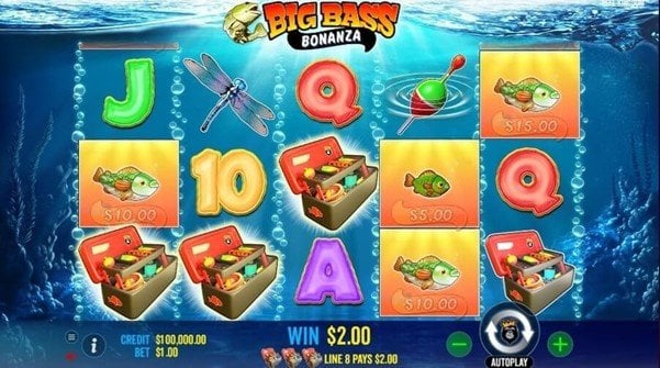 Big bass bonanza demo game screenshot
