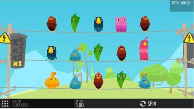 Birds on a wire screenshot