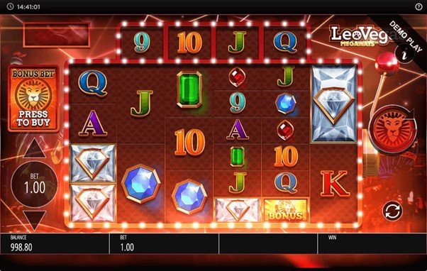 leovegas slot screenshot