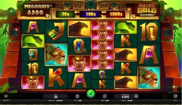 Screenshot of Aztec Gold Megaways