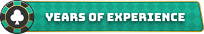 An image of a banner which reads "years of experience"