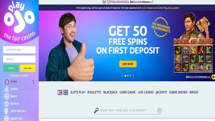 Free Spins PlayOJO