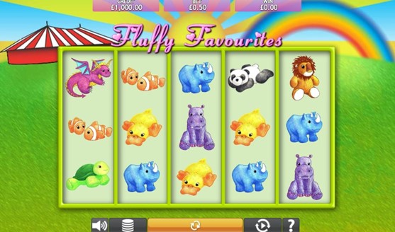 A screenshot from Eyecon’s Fluffy Favourites.