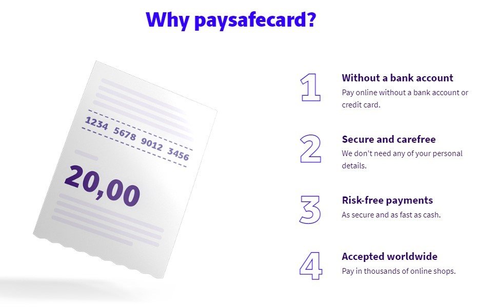 Why paysafecard