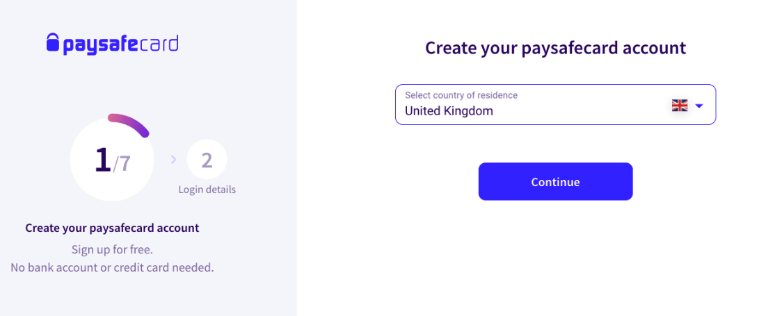 paysafecard account
