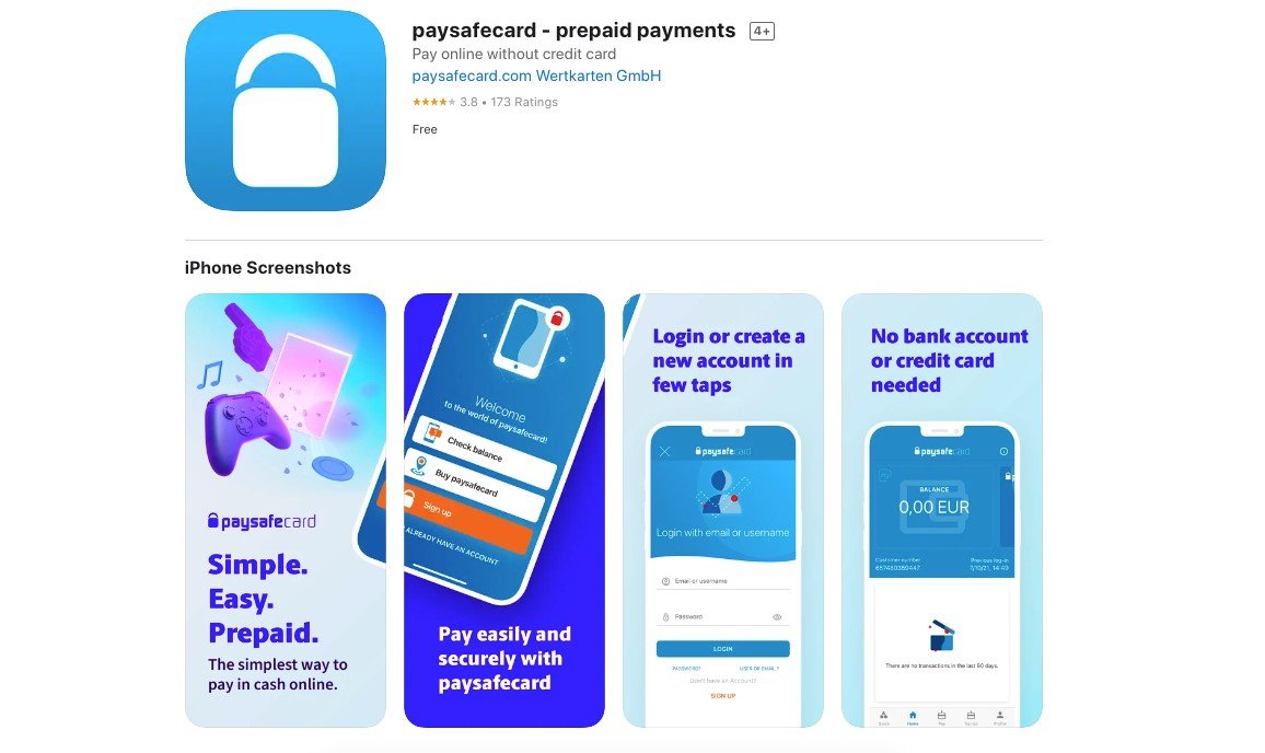 paysafecard app