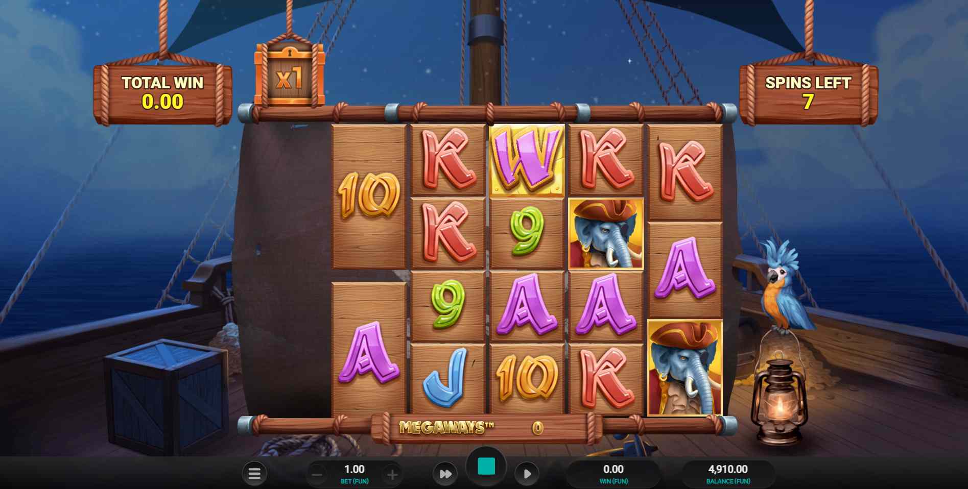 Wild Buccaneers Megaways™ Free Spins Screenshot