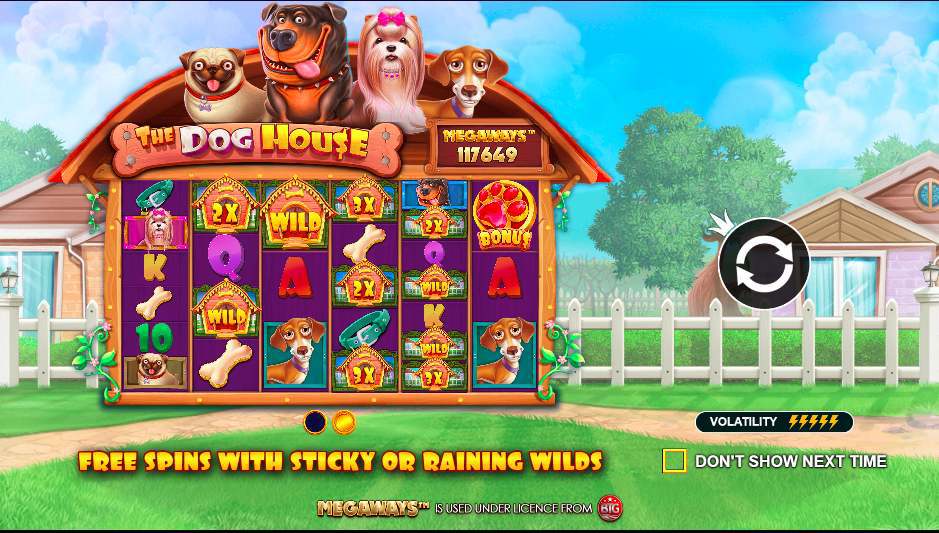 The Dog House Megaways™ Theme Screenshot
