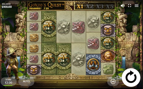 Gonzo megaways screenshot