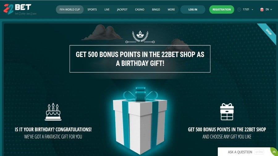 22Bet_Birthday_Bonus