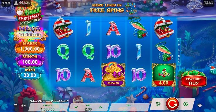 Fishin Christmas Pots of Gold screenshot