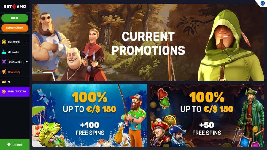 Betamo Free Spins