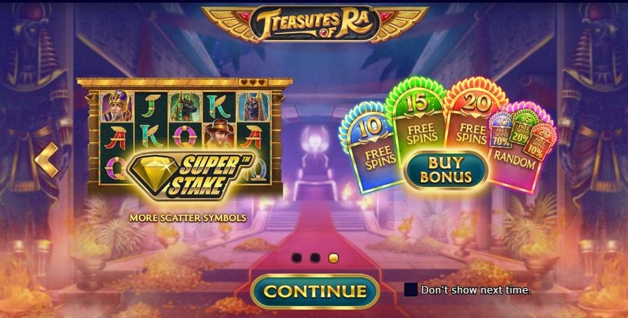 Treasures of Ra Superspin