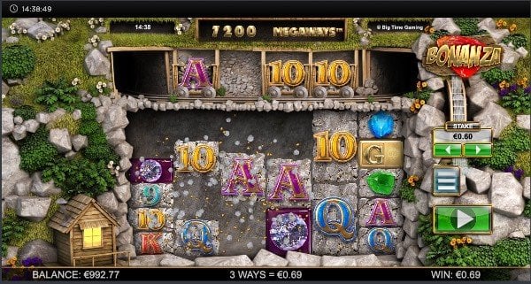 Bonanza Megaways™ Cascading Reels Screenshot