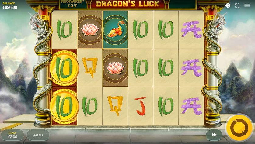 Dragon’s Luck Megaways™ Gameplay