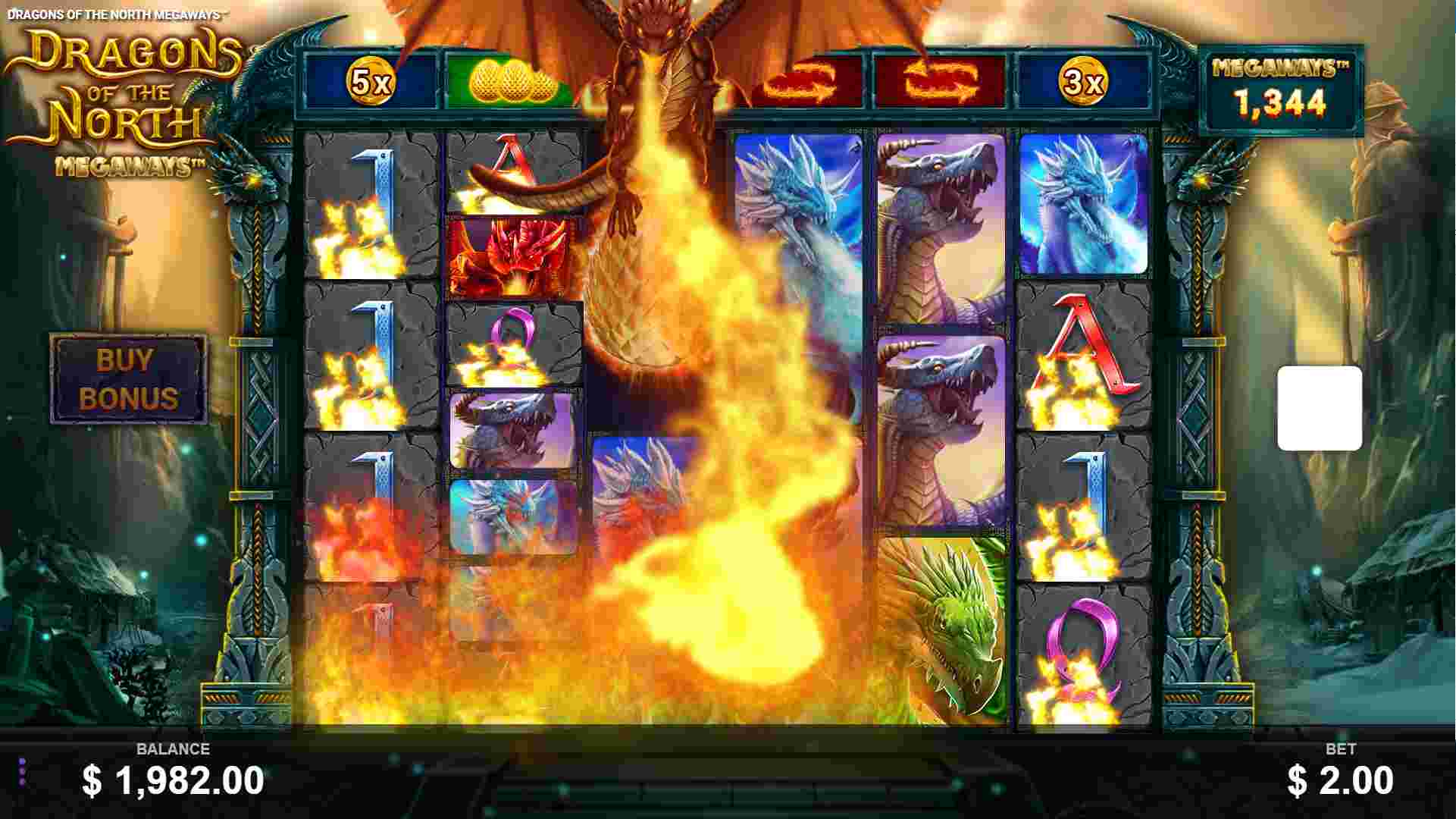 Dragons of the North Megaways™ Dragon Bonus Reel