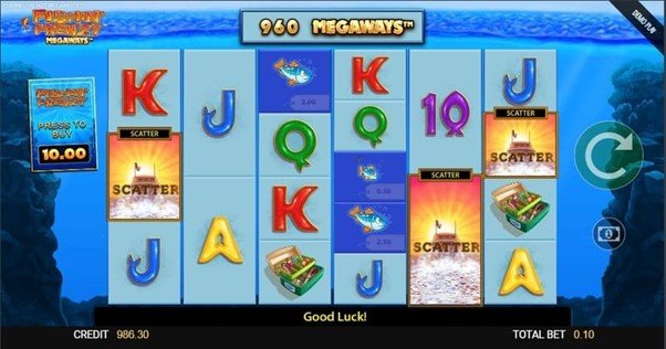 Fishin’ Frenzy Megaways™ Free Spins Bonus Game